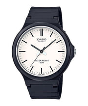 Casio Collection MW-240-7EVEF - bracciale e cassa acciaio - quadrante bianco